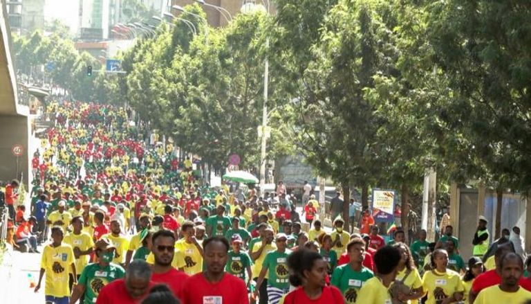 سباق الجري السنوي في إثيوبيا