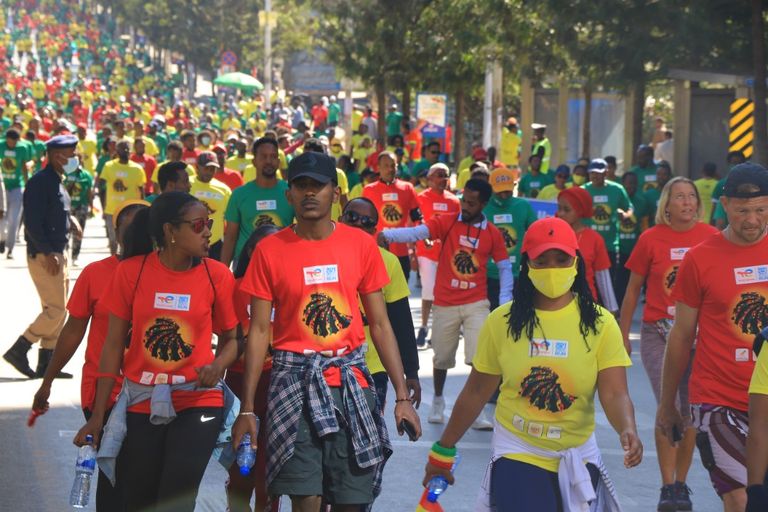 سباق الجري السنوي في إثيوبيا