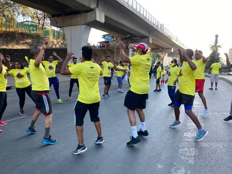 سباق الجري السنوي في إثيوبيا