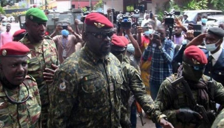 الكولونيل مامادي دومبويا قائد المجلس العسكري الحاكم في غينيا كوناكري