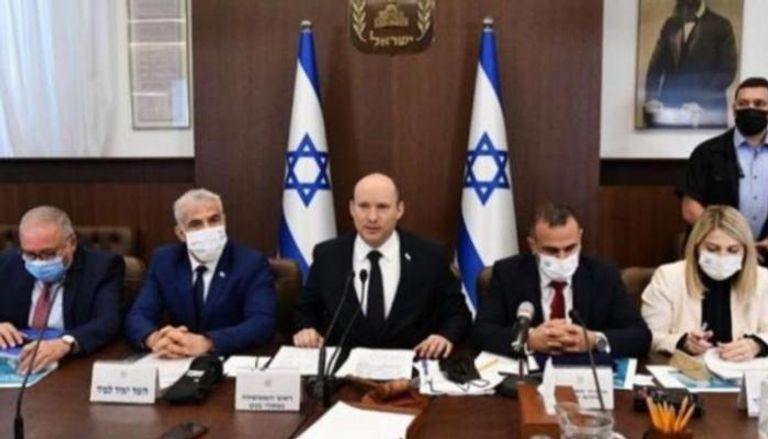 جانب من اجتماع سابق للحكومة الإسرائيلية برئاسة بينيت