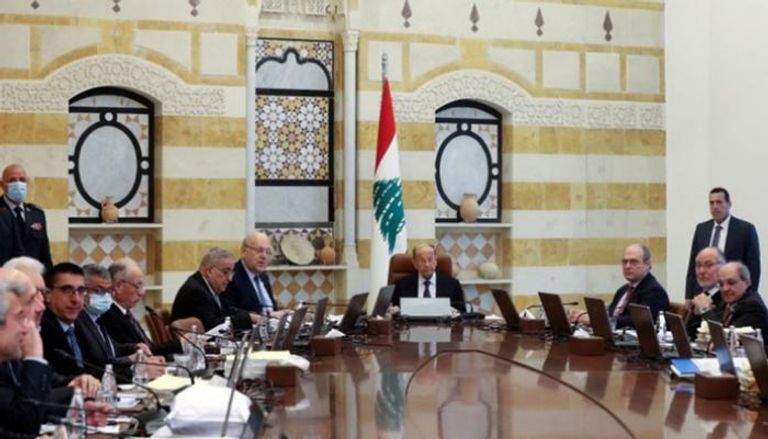 حكومة لبنان تنعقد في بعبدا