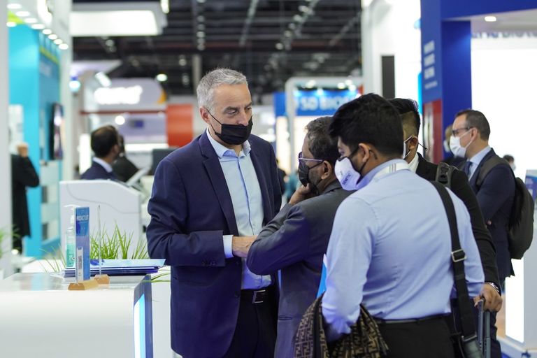 من فعاليات المعرض الطبي العالمي