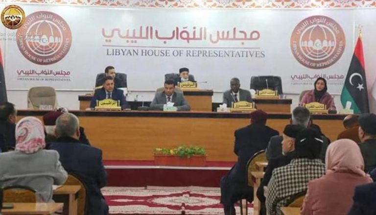 جانب من جلسة البرلمان الليبي اليوم - المركز الإعلامي للبرلمان