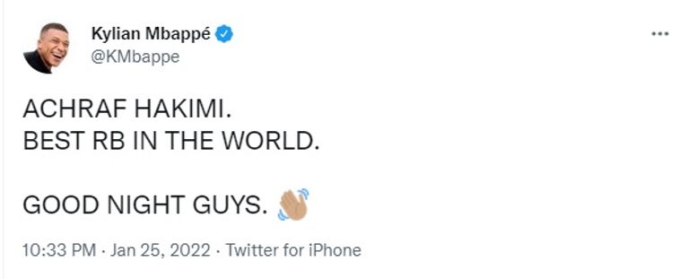 كيليان مبابي وأشرف حكيمي 