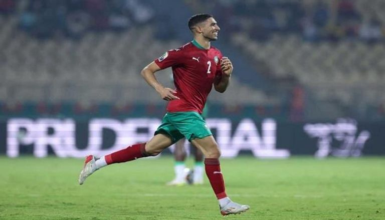 أشرف حكيمي لاعب المغرب