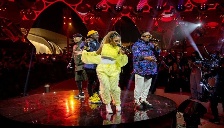 حفل "بلاك آيد بيز" في إكسبو 2020 دبي