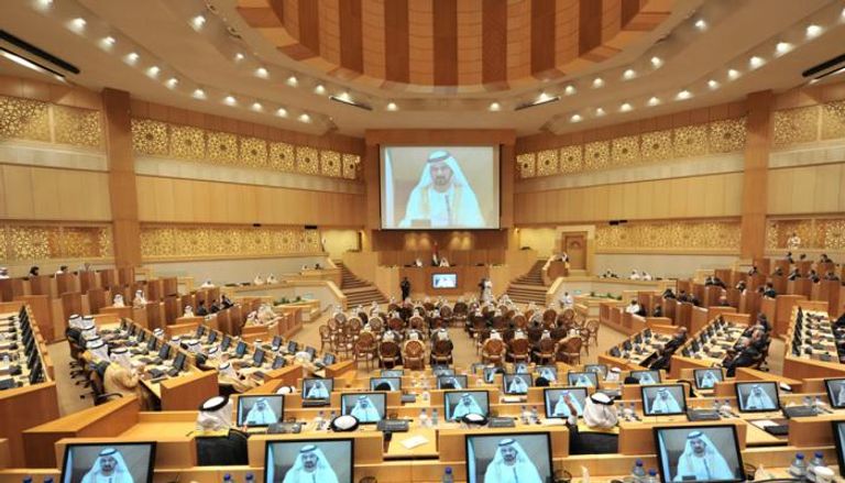 جلسة سابقة للمجلس الوطني الاتحادي في دولة الإمارات