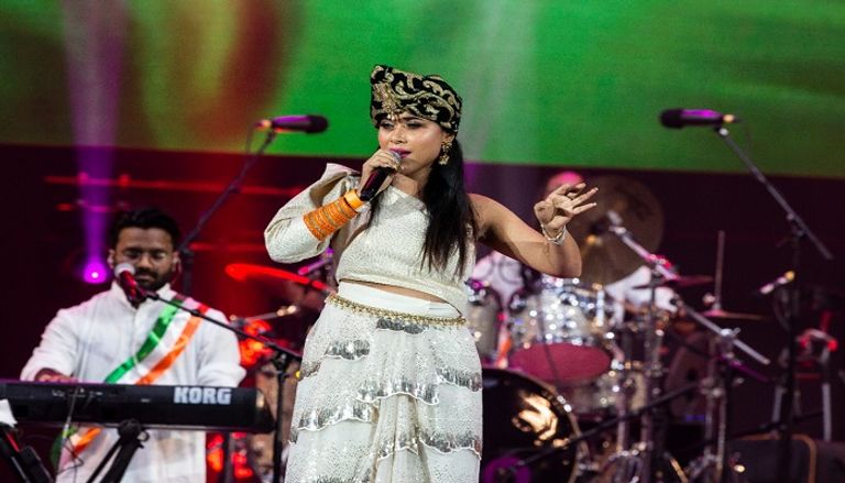 حفل شويتا سوبرام وفرقة مونستر روك في إكسبو 2020 دبي