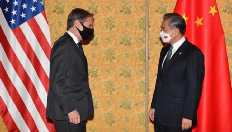 وزير الخارجية الأمريكي أنطوني بلينكن ونظيره الصيني وانغ يي