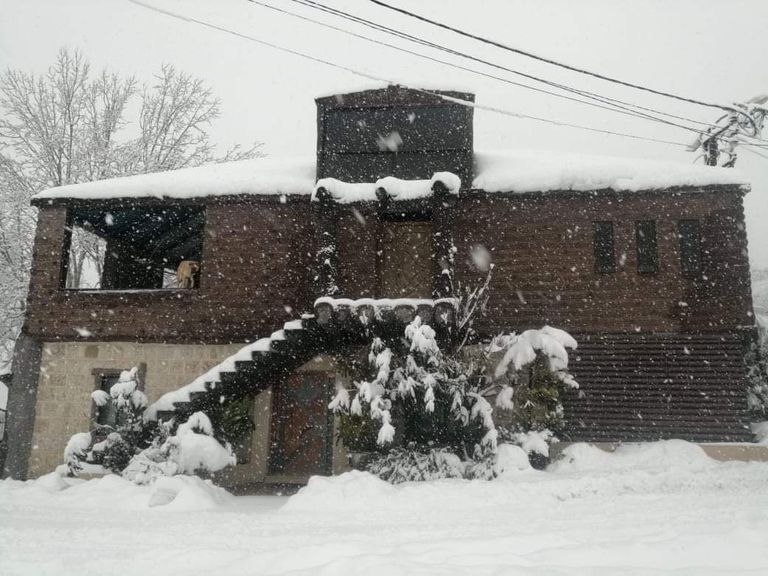 عاصفة ثلجية في لبنان