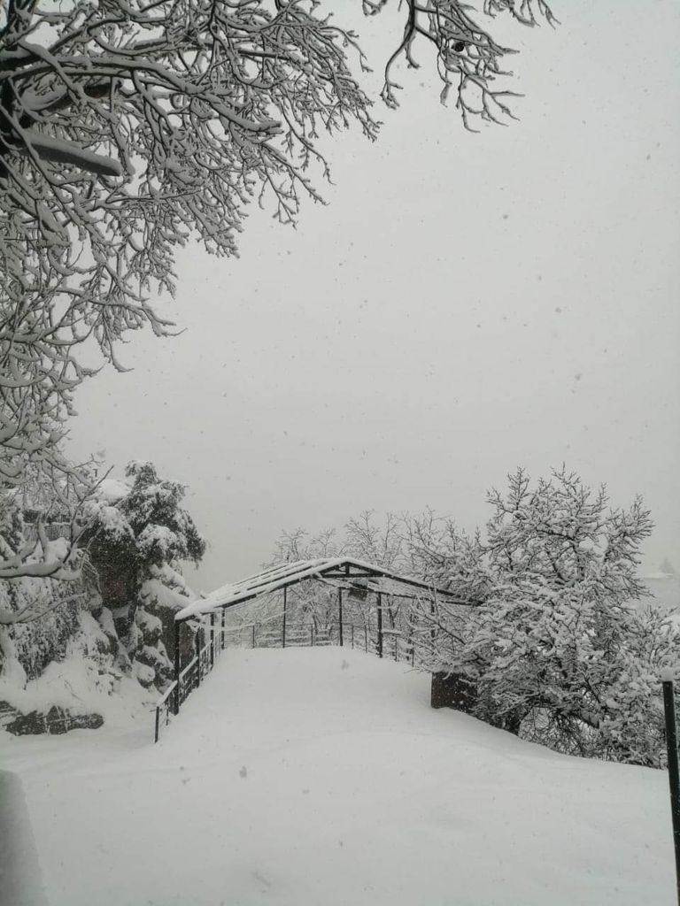 عاصفة ثلجية في لبنان