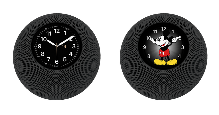 تصميم مقترح بشاشة لجهاز HomePod mini تصميم مقترح بشاشة لجهاز HomePod mini