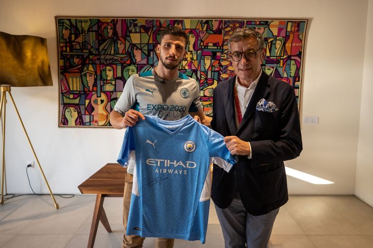 روبن دياز لاعب مانشستر سيتي