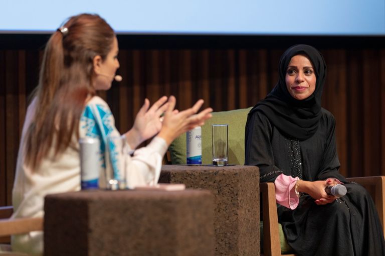 جانب من مقابلات أبطال الخطوط الأمامية في إكسبو دبي