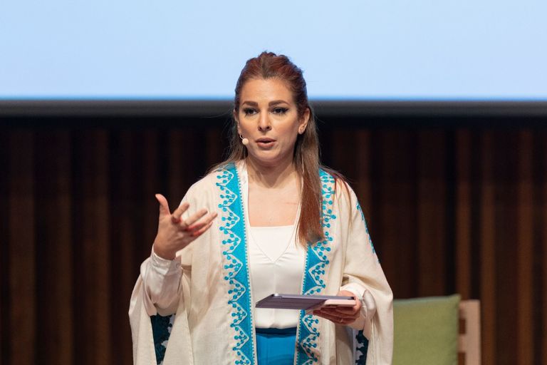 جانب من مقابلات أبطال الخطوط الأمامية في إكسبو دبي