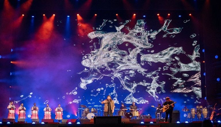 جانب من الحفل على خشبة منصة اليوبيل