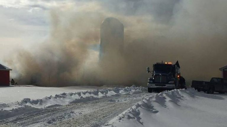 عاصفة قوية تجتاح أمريكا