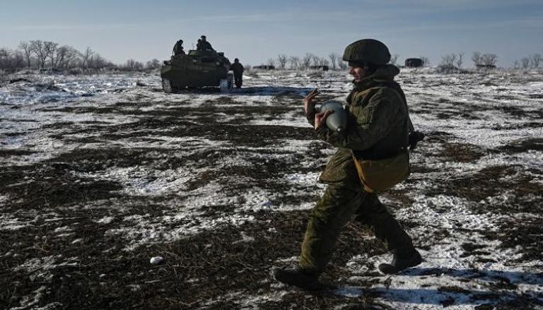 عناصر من القوات الروسية قرب الحدود الأوكرانية- رويترز