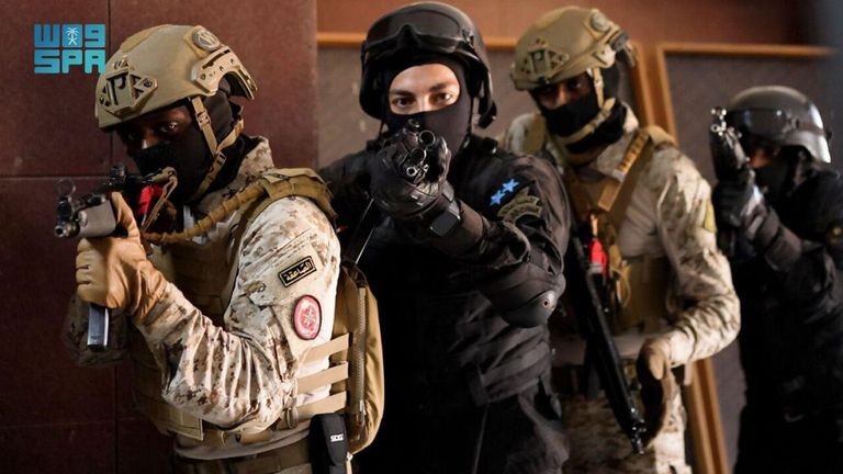 جانب من التمرين البحري