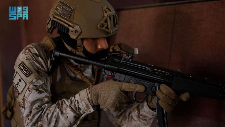 جانب من التمرين البحري