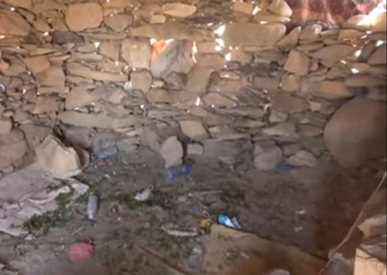 أحد خنادق الحوثي في مأرب