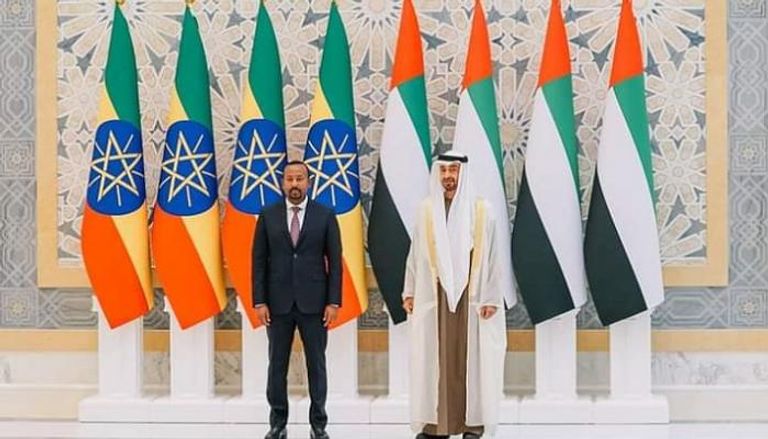 ولي عهد أبوظبي يستقبل رئيس الوزراء الإثيوبي