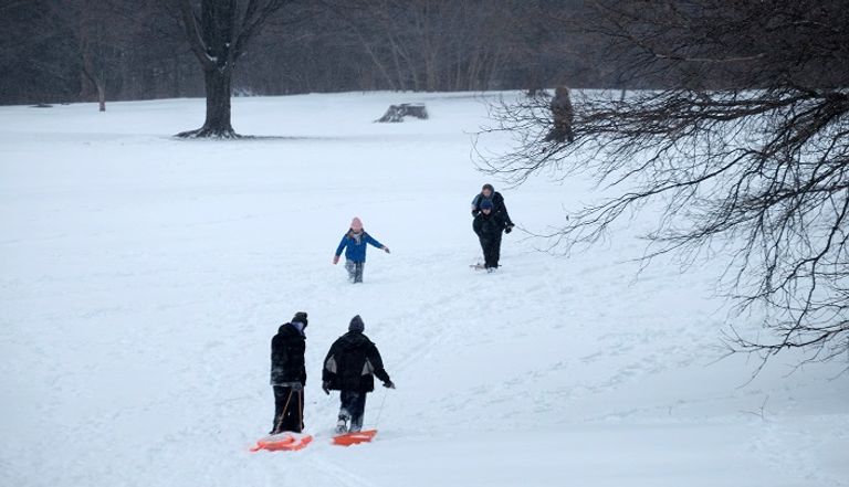 عاصفة ثلجية شديدة في الولايات المتحدة 