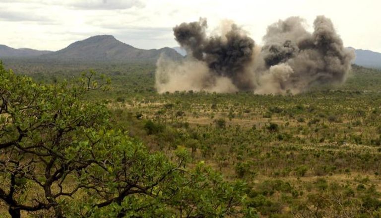 تفجير الألغام بجنوب السودان