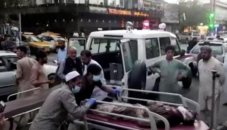 مصابون في ضحايا تفجير كابول