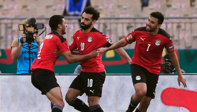 محمود تريزيجيه في مباراة مصر والمغرب