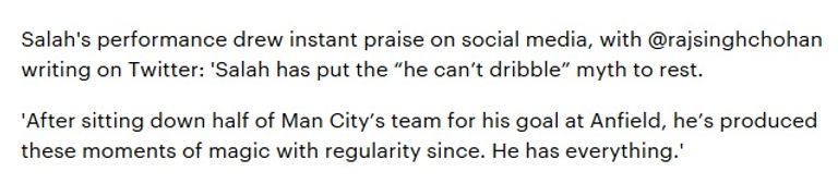 إشادة الجماهير بصلاح