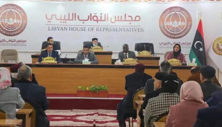 جانب من جلسة البرلمان الليبي