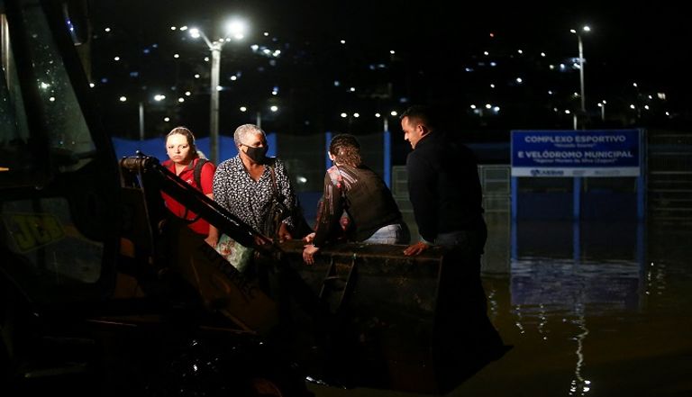 أمطار غزيرة تجتاح البرازيل- (رويترز)