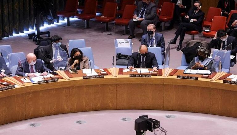 جانب من جلسة مجلس الأمن الدولي بشأن أوكرانيا