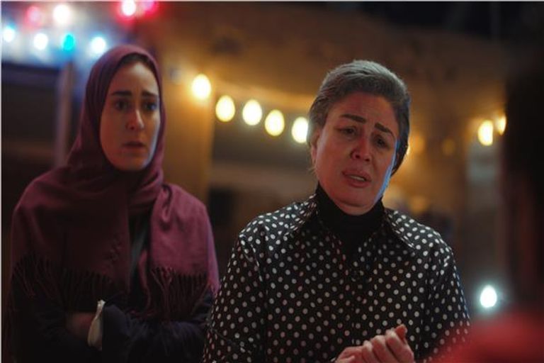 إلهام شاهين والمخرج أمير رمسيس