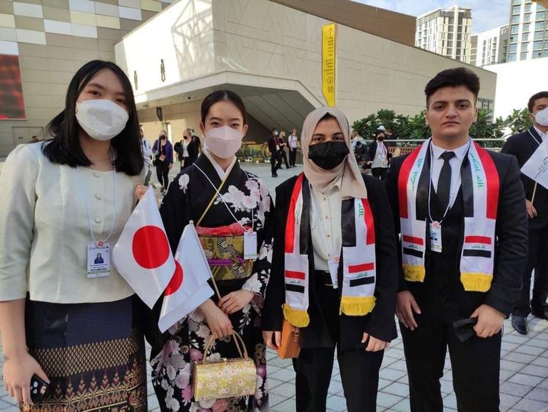 فريق طلبة ثانوية الموهوبين في محافظة نينوى