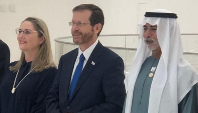 الرئيس الإسرائيلي في مقر لإكسبو 2020 دبي