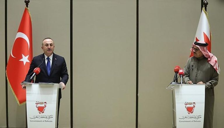 وزيرا خارجية البحرين وتركيا