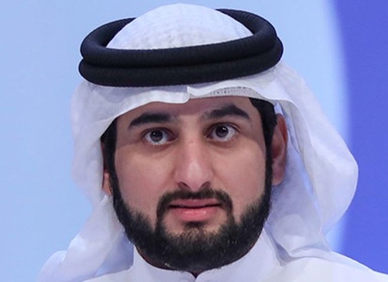 الشيخ أحمد بن محمد بن راشد آل مكتوم شعار منتدى الإعلام العربي