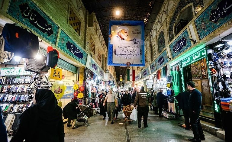 سوق "تجريش" شمال طهران جانب من سوق تجريش- أرشيف