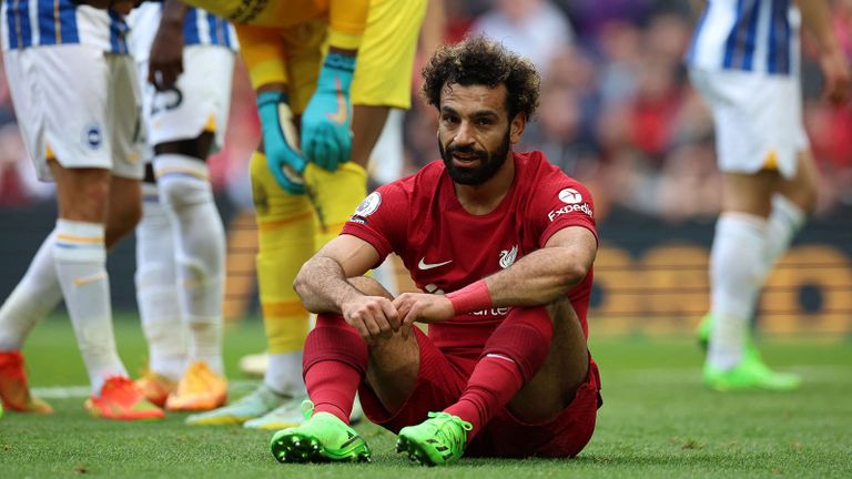 صلاح أمام برايتون محمد صلاح ويورجن كلوب