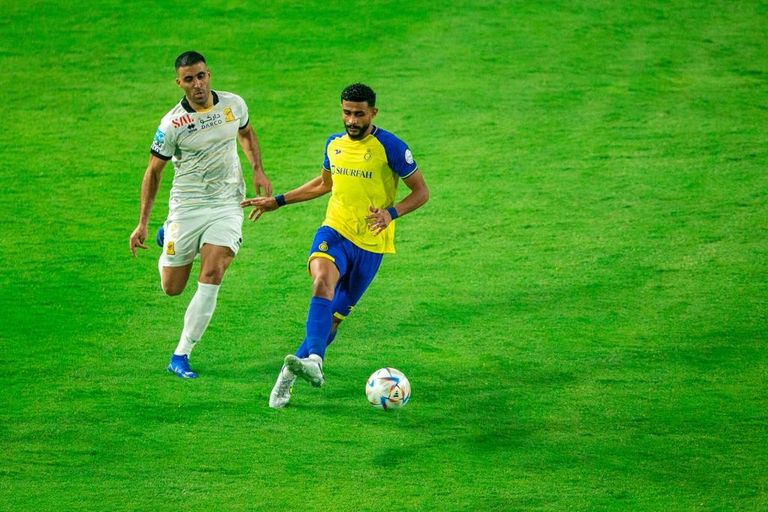 من مباراة الهلال والتعاون في الدوري السعودي