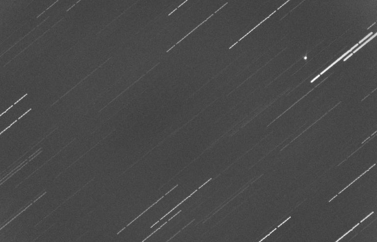 الصورة التي التقطها مرصد الختم الفلكي بصحراء أبوظبي 