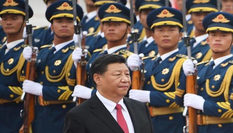 الرئيس الصيني في عرض عسكري -أرشيفية