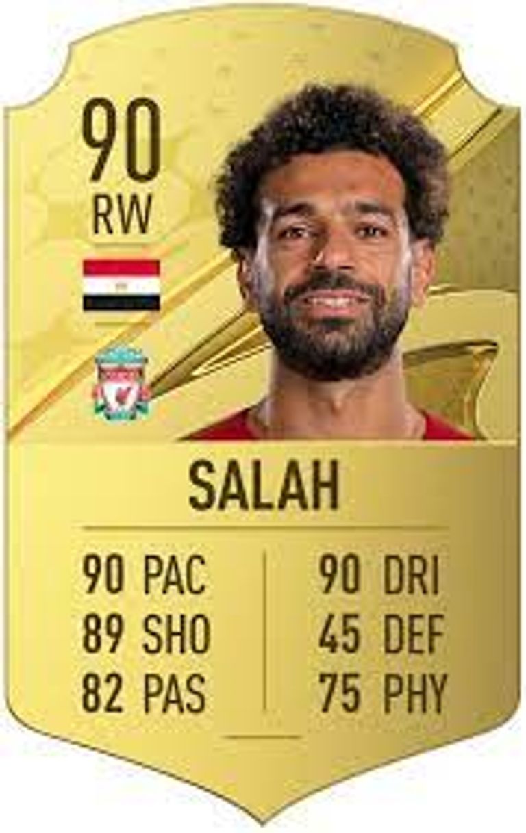بطاقة محمد صلاح في FIFA 23 كيفن دي بروين وفيرجيل فان دايك نجما ليفربول ومانشستر سيتي