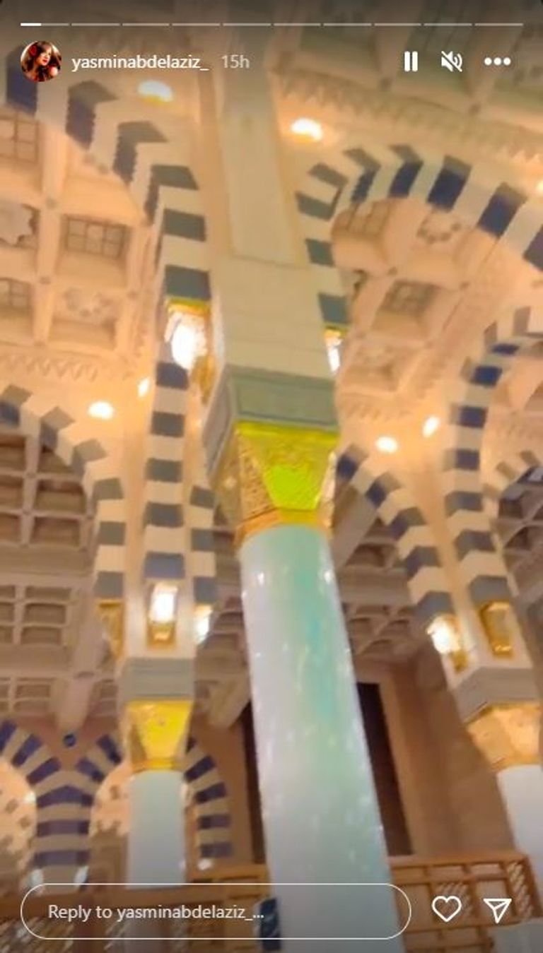 الفنانة المصرية ياسمين عبد العزيز في 2018