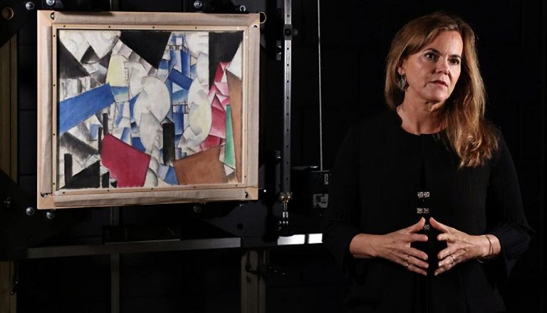 العمل المفقود كان على خلفية لوحة أخرى