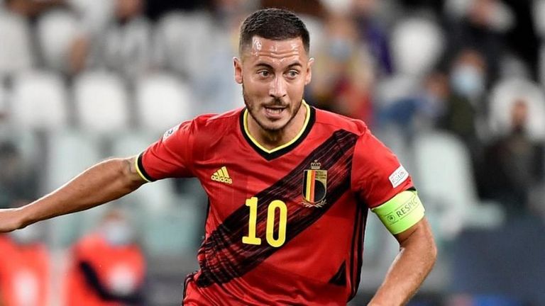 إيدين هازارد سيرجيو راموس مع منتخب إسبانيا