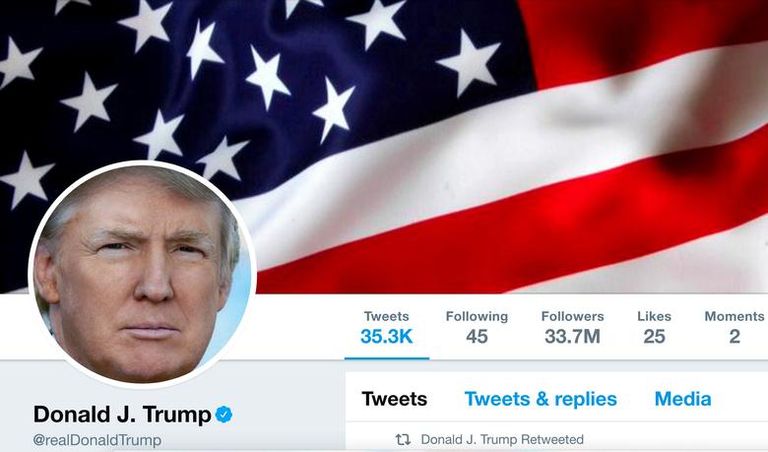 Former US President Donald Trump's Twitter account - Archyde.com